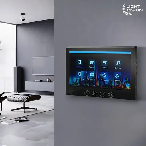 Відеодомофон 7" Light Vision AMSTERDAM FHD Black (82-00205) - фото 11
