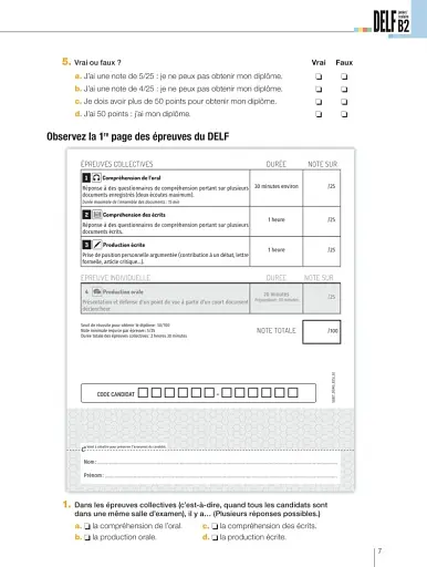 DELF junior/scolaire - Nouveau format d'épreuves (B2) - фото 5