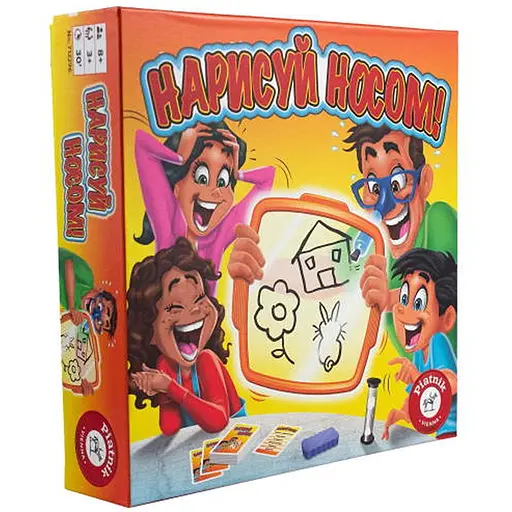 Настольная игра Piatnik Нарисуй носом (Pencil Nose) (PT-712296) - фото 1