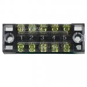 Колодка клемна 5-розрядна ТВ1505 15А/600V (0,5*1,5мм) ЕО - фото 1