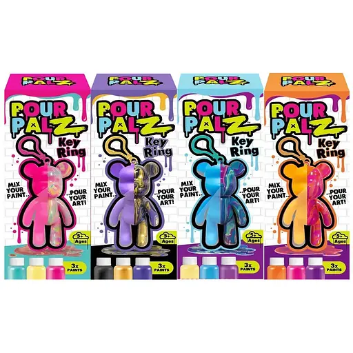 Набір для творчості ToyMonster Флюїд Арт Брелок Ведмедик S3 (GS-G88822) - фото 28