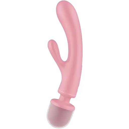 Вібратор Satisfyer Triple Lover 24 см рожевий