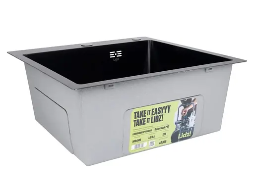 Кухонная мойка встроенная Lidz Handmade H5050HB Decor Black PVD Honeycomb 2,5/0,5 мм LDH5050BDECPVD48369 - фото 3