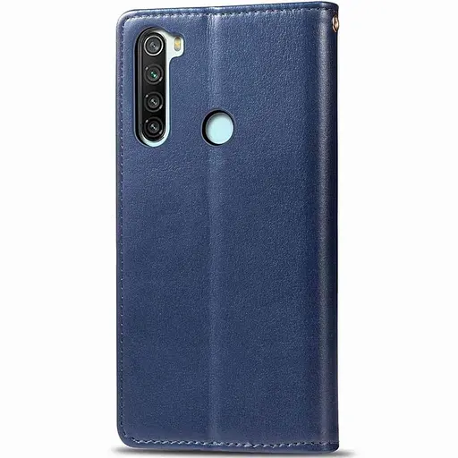 Чохол-книжка Getman Gallant (PU) для Xiaomi Redmi Note 8T шкіряний синій - фото 4