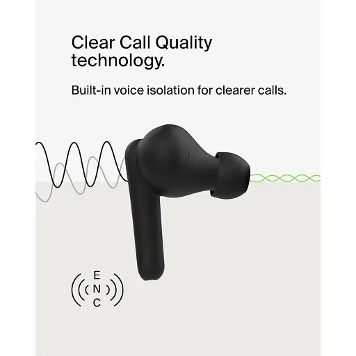 Наушники Belkin TWS Soundform Rhythm True Wireless черные - фото 4