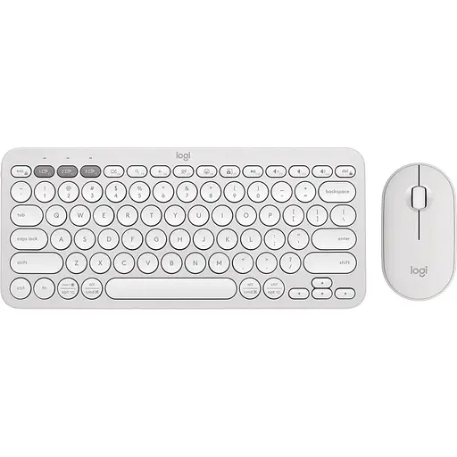 Комплект (Клавіатура та Миша) Logitech Pebble 2 Combo Tonal UA (920-012240) White - фото 1