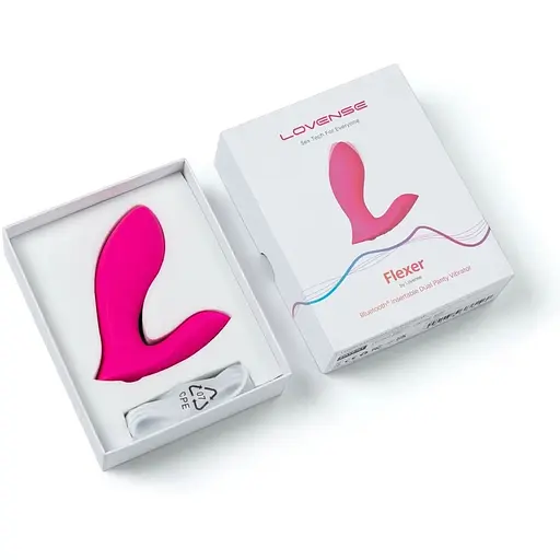 Смарт-вибратор в трусики Lovense Flexer манящее движение + вибрация стимуляция клитора и точки G - фото 7