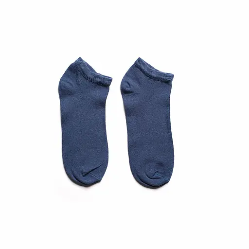 Носки бамбук летние короткие бесшовные качественные ORGANIC bamboo JILL ANTONY 42-43, Синий - фото 1