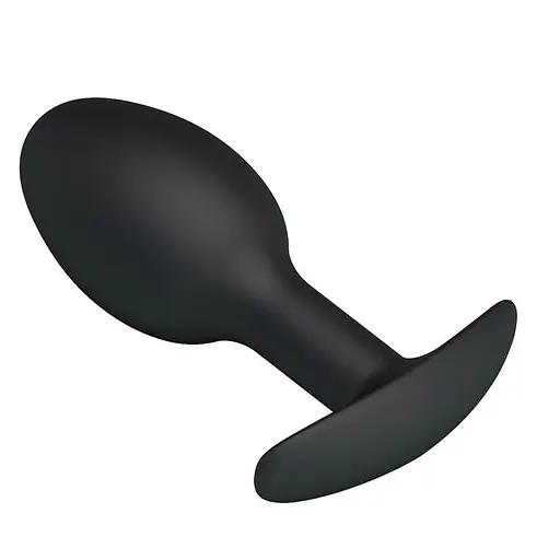 Анальна пробка Pretty Love Silicone Anal Plug 8.4 см (чорний) - фото 4