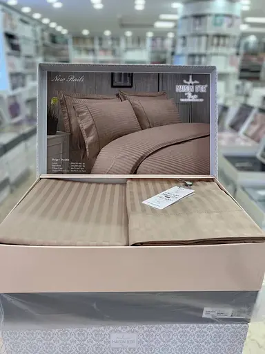 Постільна білизна New Rails Bej Сатин Maison D'or pbe0050986 - фото 1