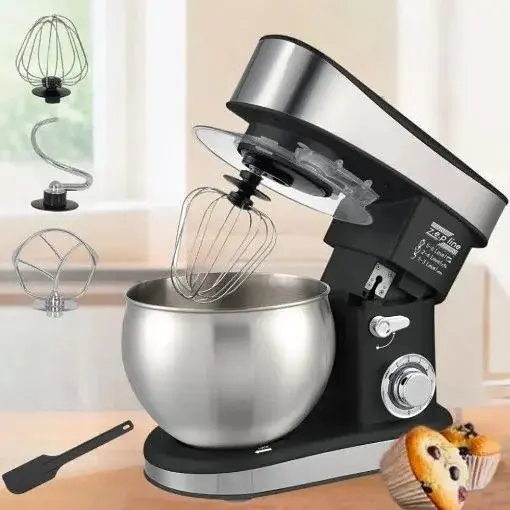 Кухонная машина комбайн Zepline ZP-137 Черный 3500 Вт - фото 6