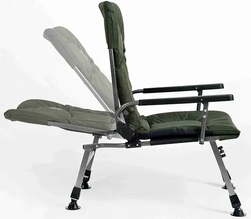 Крісло коропове рибальське M-Elektrostatyk F5R з підлокітниками спинка регулюється - фото 2