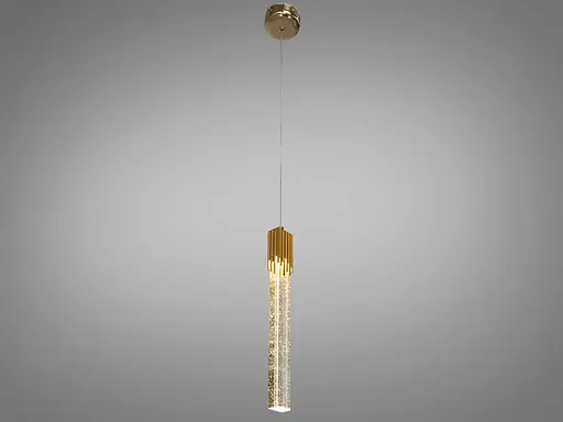 Екстравагантний, шляхетний LED подвіс в стилі Нордік, потужністю 5W, золо. - фото 2