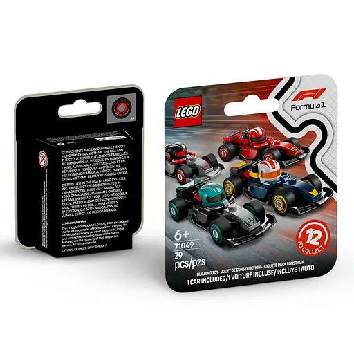 Конструктор LEGO Minifigures Коллекционные автомобили для гонки F1 V111, 29 деталей - фото 9
