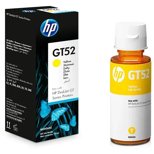 Чорнило HP GT52, Yellow, DJ GT 5810/GT 5820, 70 мл (M0H56AE)