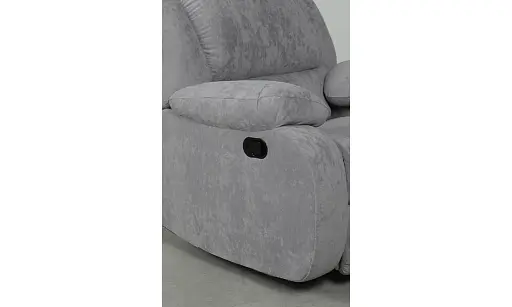 Крісло Ремо з механічним реклайнером сірий - фото 7