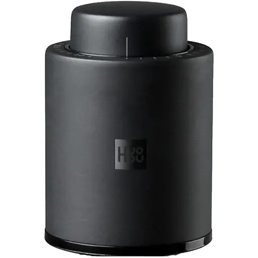 Пробка для вина Xiaomi HuoHou Vacuum Stopper Black HU0075 вакуумна (56802)