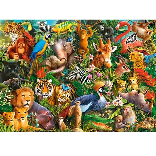 Пазлы Castorland Удивительные животные, 180 элементов, 32x23 см, B-018512