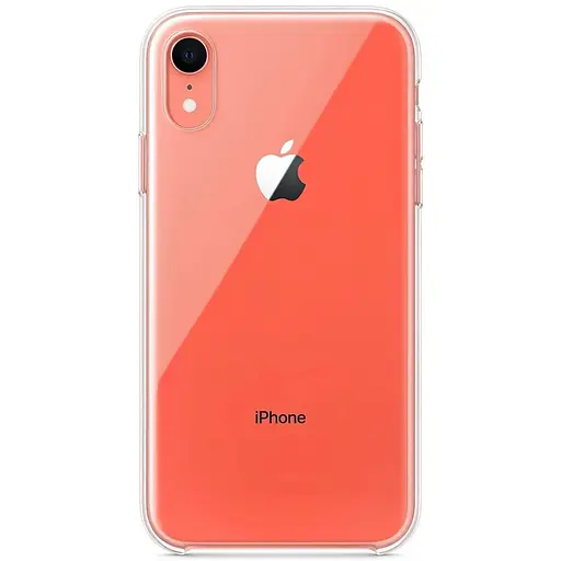 Оригинальный противоударный чехол Apple Clear Case Hardshell для iPhone XR (6.1") прозрачный (MRW62ZM/A) - фото 8