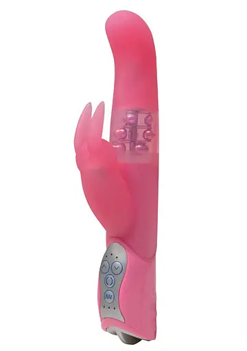 Вибратор-кролик Sweet Smile Pearl Bunny 26 см розовый - фото 2