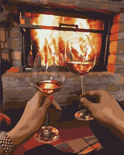 Картина за номерами на підрамнику Brushme Вечір для двох