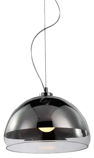 Підвіс 20002 1*60Вт E27, скло/метал