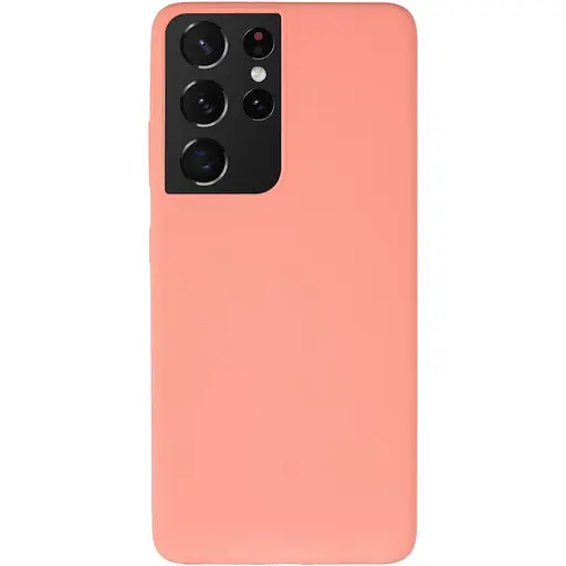 Чохол Silicone Cover Lakshmi (AA) для Samsung Galaxy S21 Ultra Рожевий / Pink - фото 2