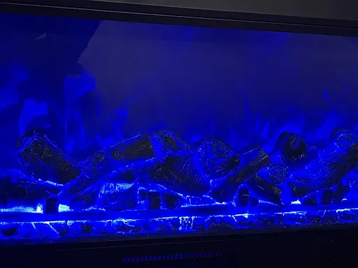 Електричний камін Logos Long 158 1500Вт Bluetooth звук потріскування дров White (10080142) - фото 6