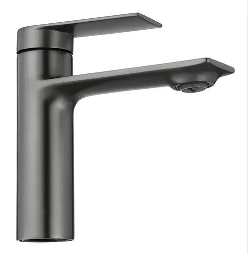 Змішувач для умивальника Rea Storm gun grey низький REA-B4580 Графит - фото 3
