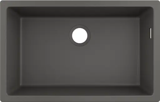 Кухонная мойка Hansgrohe S510-U660 под столешницу 710x450 Stonegrey 43432290, Серый - фото 1