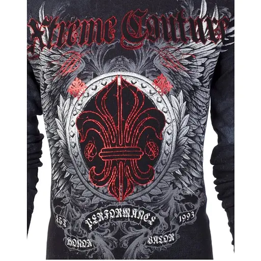 Футболка з довгим рукавом Xtreme Couture by Affliction Men's Thermal Shirt Royal Family 3XL - фото 3