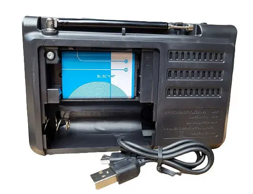 Портативний FM радіоприймач Golon RX-1315 - фото 4