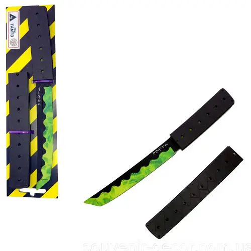 Ніж TANTO МАЛАХІТ TAN-M Сувенір-декор (4820242990046) - фото 1