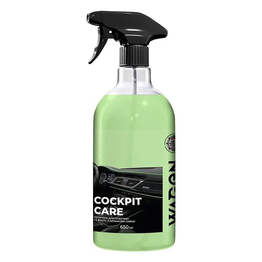Полироль для пластика и винила Wagen с ароматом лайма Cockpit Care 650 мл - фото 1