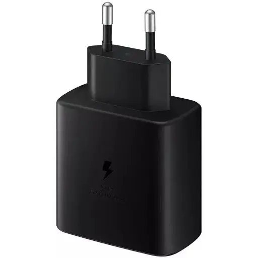 Зарядний пристрій адаптер блок Samsung 45 W Travel Adapter (EP-TA845NBE) w/o cable без кабелю чорний - фото 1