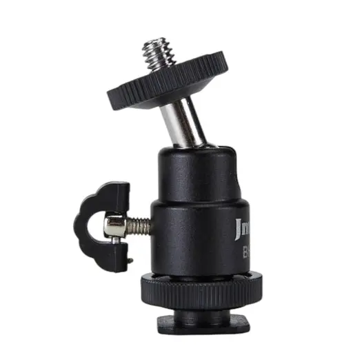 Шарнирный крепеж 360° Jmary BH-02 для штативов и стоек, металл резьба 1/4" - фото 4