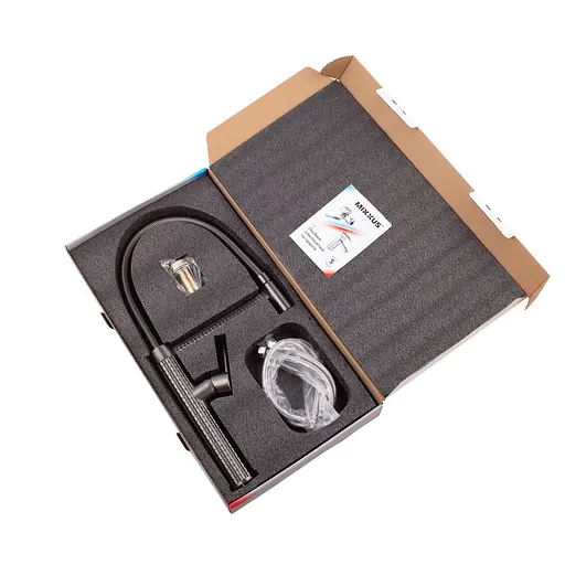 Смеситель для кухни Mixxus Premium Spark 017 graphite MI6970 Графит - фото 3