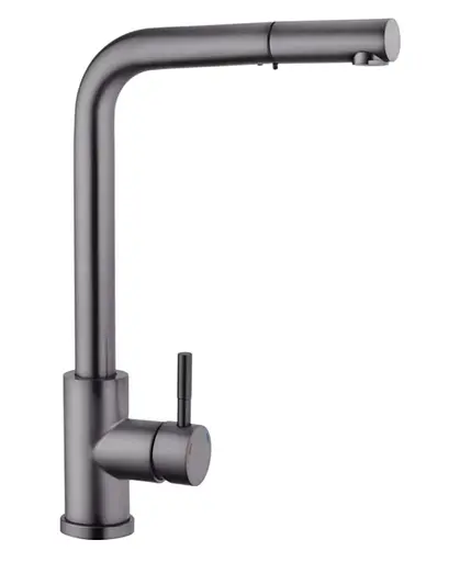 Змішувач для кухні з висувним виливом Kroner KRPё Edelstahl Klassisch - PVD03917 (CV032285) - фото 1