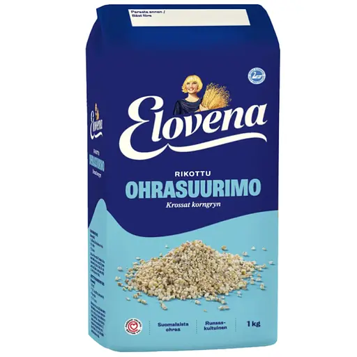 Крупа ячмінна Elovena 1 кг