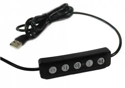 RGB лампа 20 см MJ20 Кільцева Чорний - фото 2