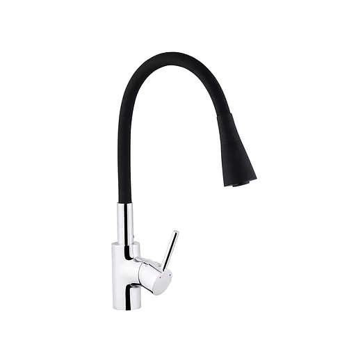 Змішувач для кухні Kroner KRP Kuche - C031BLK CV024338 Чорний матовий - фото 4