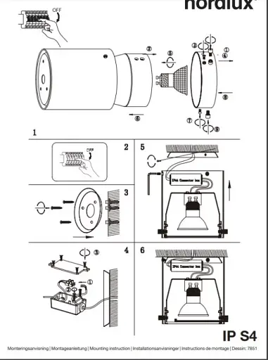 Бра Nordlux IP S4 78511032 - фото 2