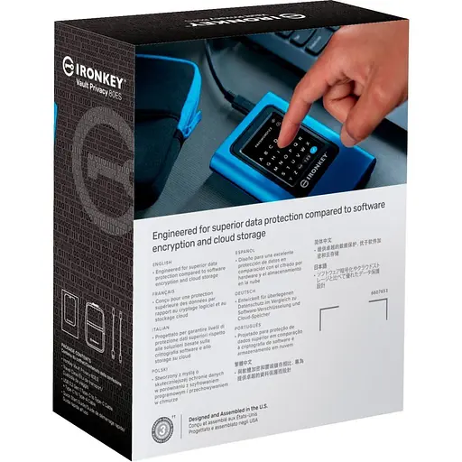 Наружный SSD накопитель Kingston IronKey Vault Privacy 80 960GB (IKVP80ES/960G) [113676] - фото 11