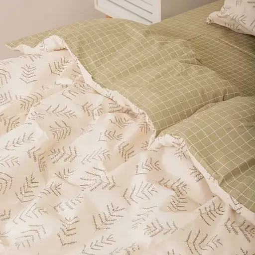 Комплект постільної білизни Viluta євро ранфорс 22205 100% бавовна - фото 6