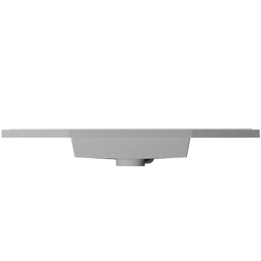 Раковина матова врізна Amidicon Santo 110 1100x450 з литого каменю SANTO_110_MAT, Білий матовий - фото 5