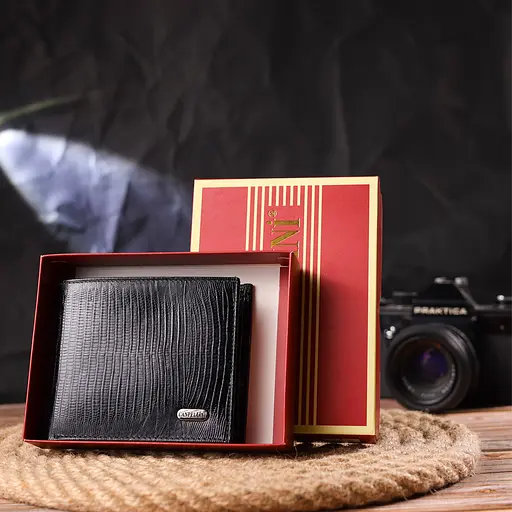 Чоловічий шкіряний гаманець Canpellini 11.5х9.8х1 см acs0025040 - фото 8