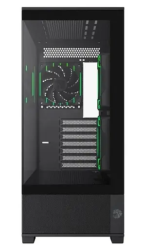 Корпус GameMax Vista 2 A Tempered Glass без БЖ Black (VISTA 2 AB) - фото 6