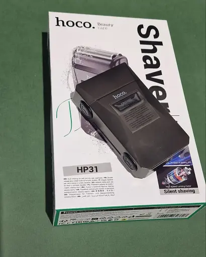 Металева електробритва-шейвер Hoco HP31 (Подвійна сітка, Акумуляторна, Premium Metal) - фото 2