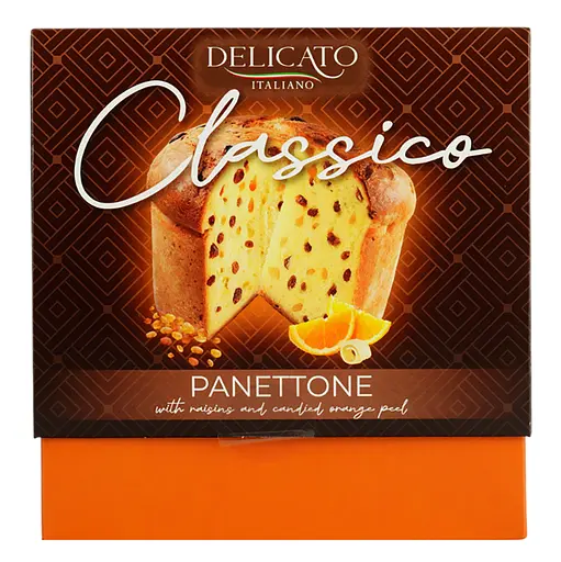 Панетоне Delicato Традиційний з цукатами та родзинками 500 г (C1507456) - фото 2