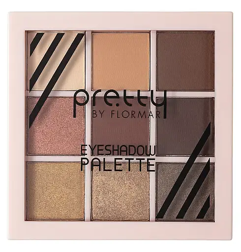 Палетка тіней для очей Pretty Eye Shadow Palette, відтінок 03 (Fire), 9 г (8000019020979) - фото 3